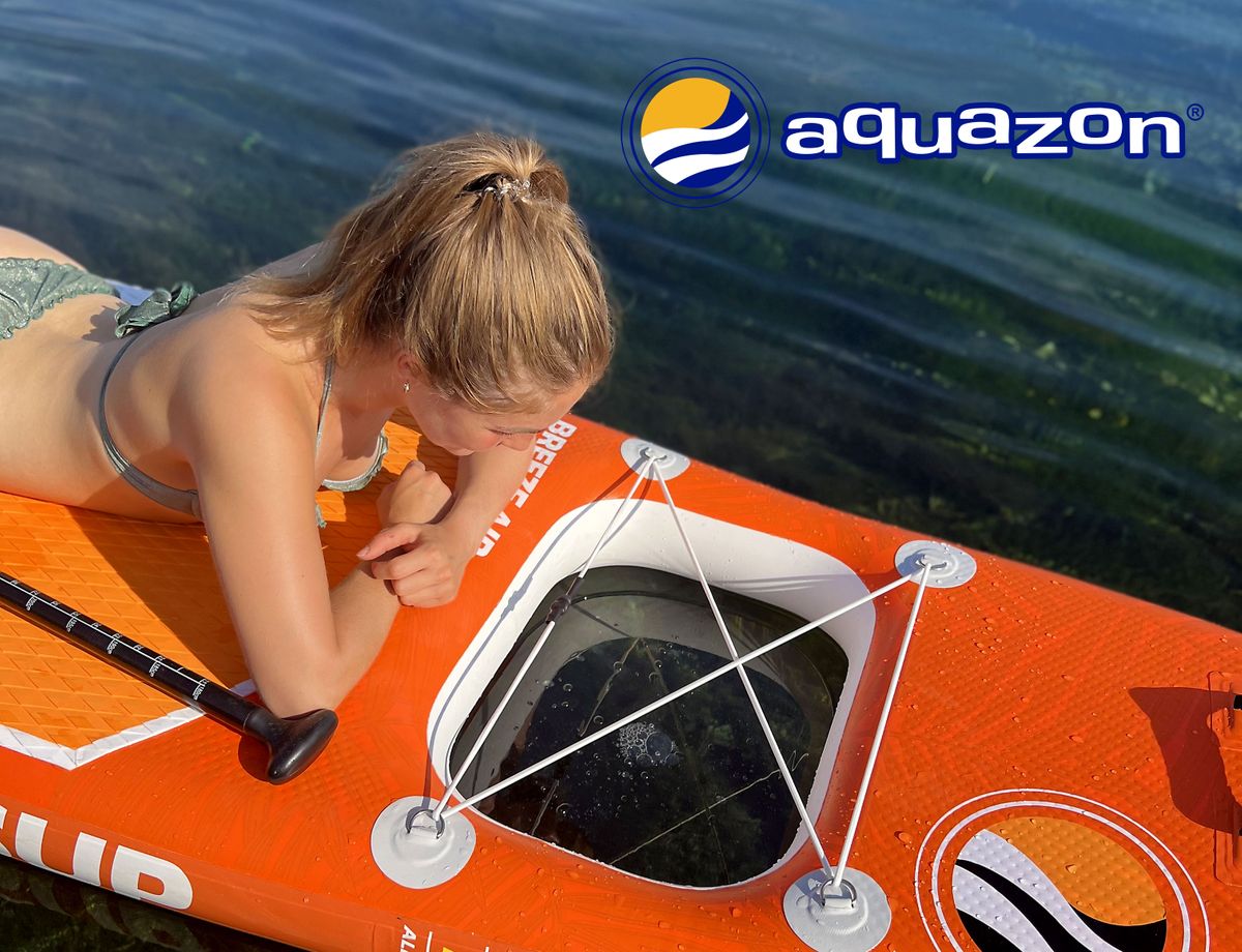 SUP Stand up Paddling Board BREEZE WINDOW 325 10'8 GFK Paddel Allround