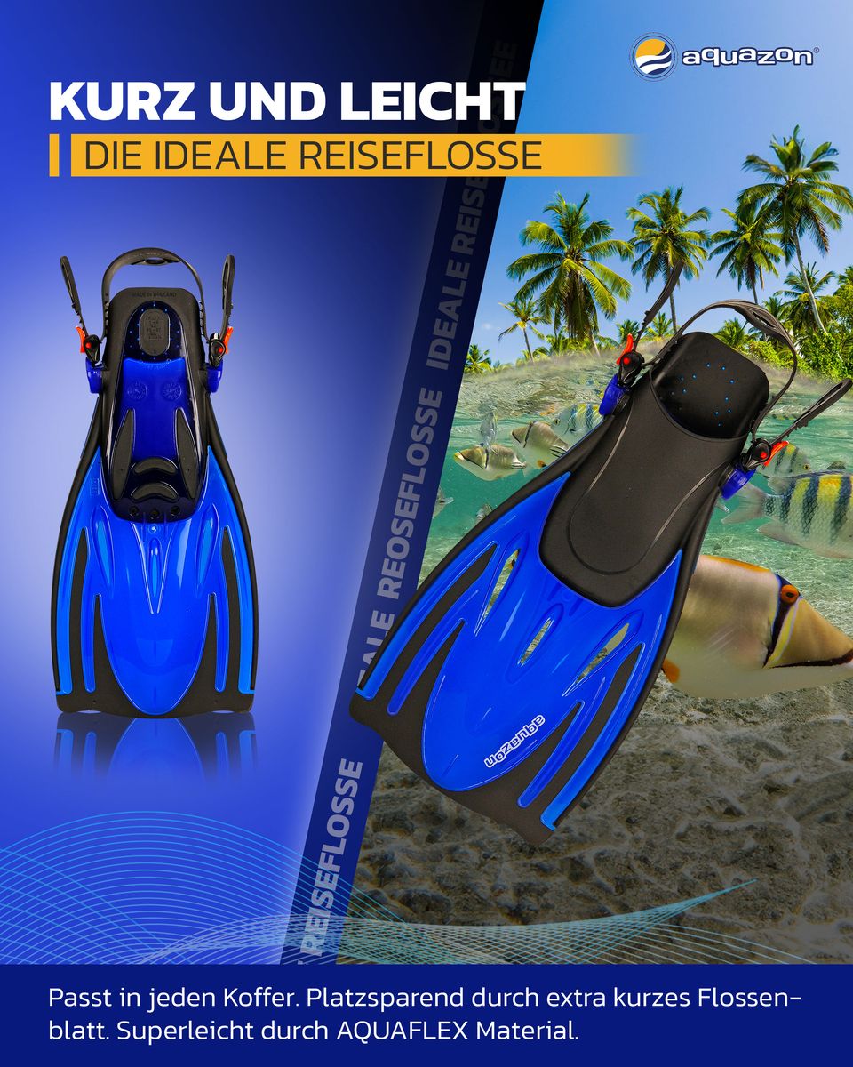 ALICANTE Schwimmflossen, Schnorchelflossen, Taucherflossen