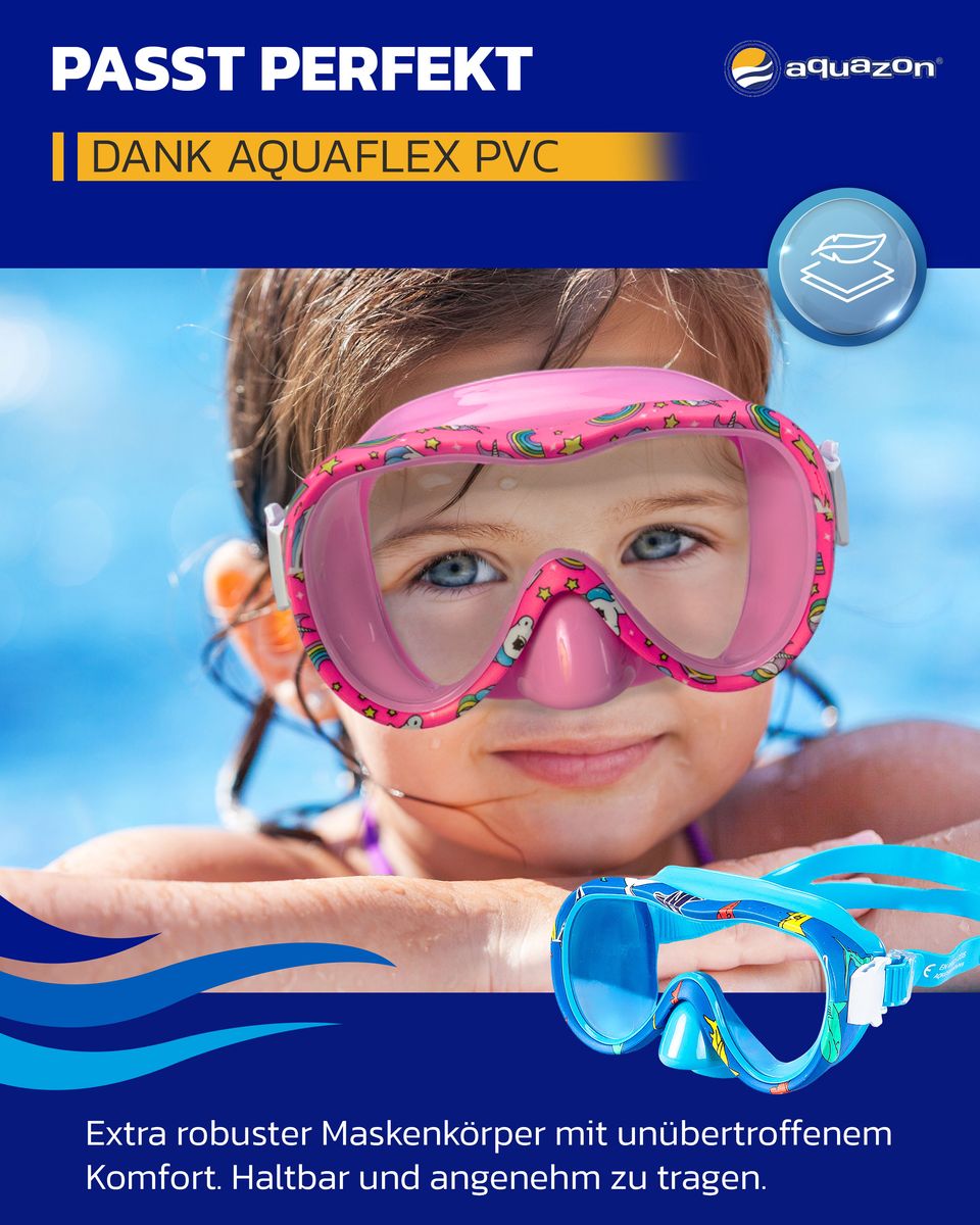 KIDS, Schnorchelbrille für Kinder 3-7 Jahre