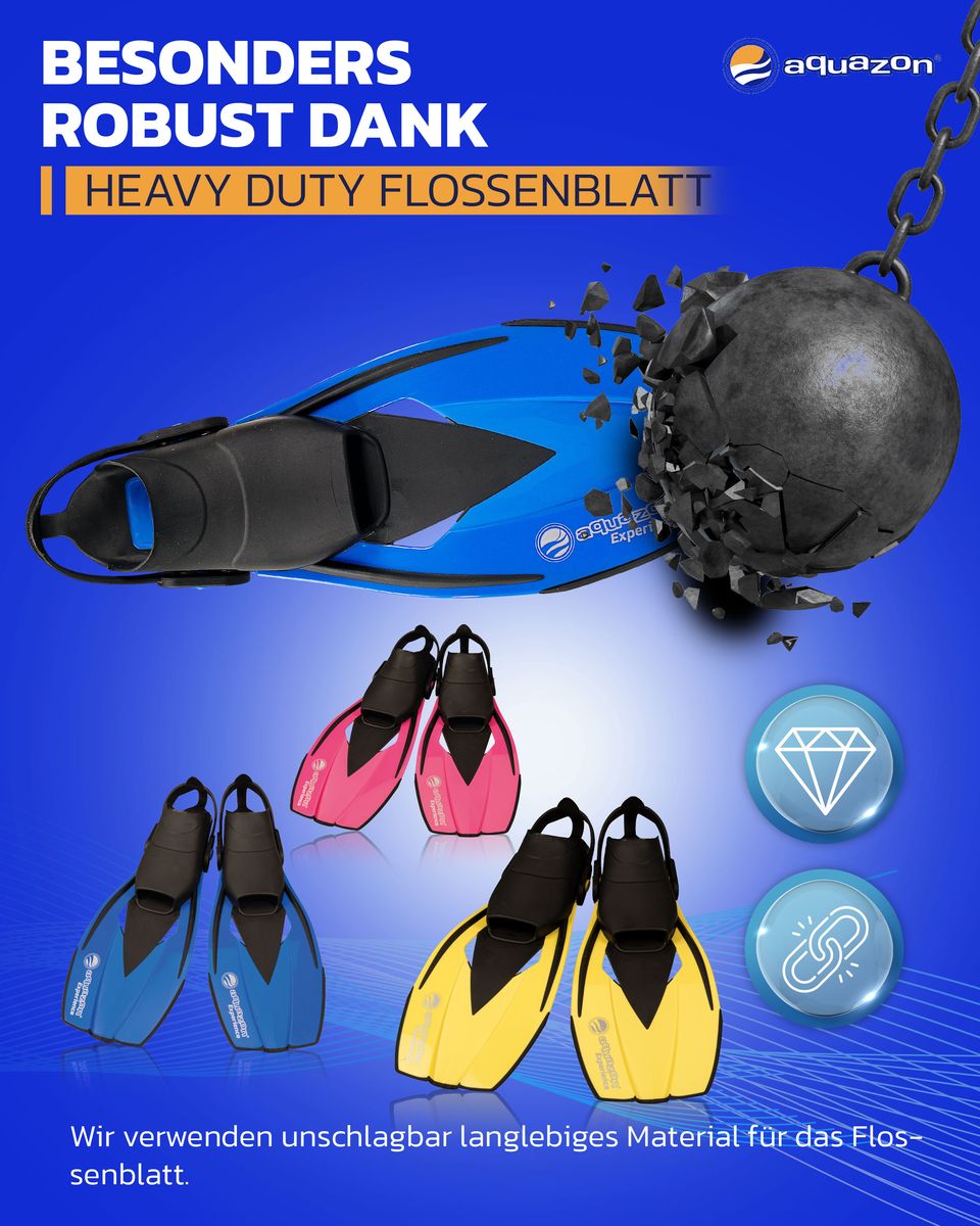 EXPERIENCE verstellbare Familien Taucherflossen, Schwimmflossen