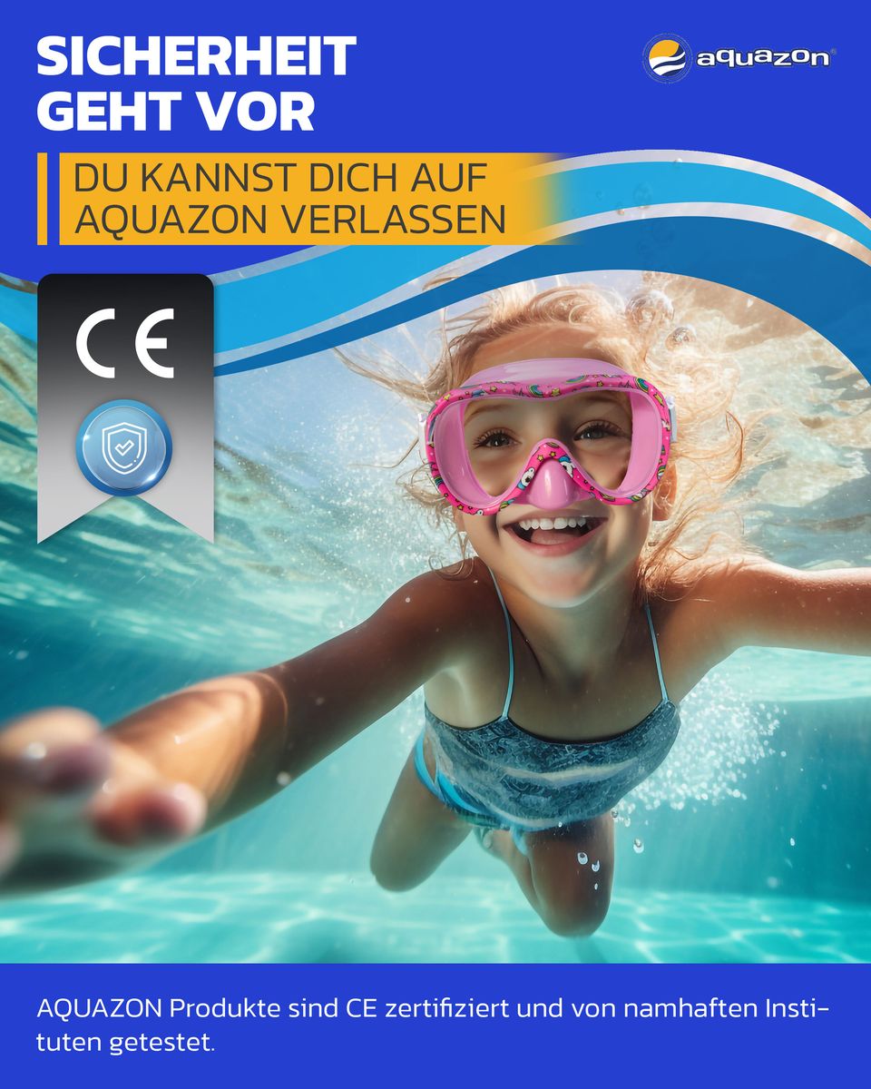 KIDS, Schnorchelbrille für Kinder 3-7 Jahre