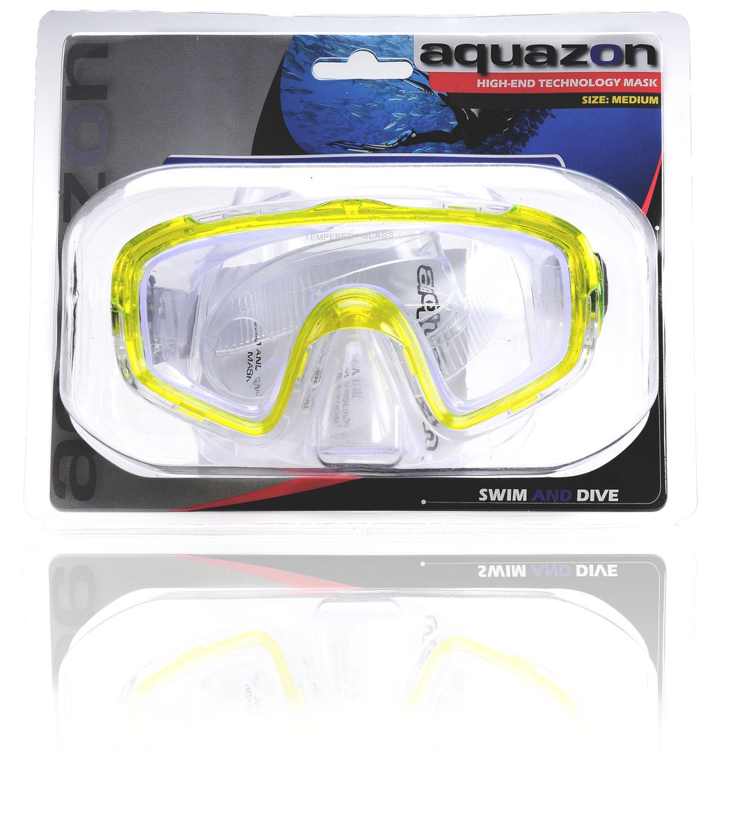 SHARK, Schnorchelbrille für Kinder 7-12 Jahre