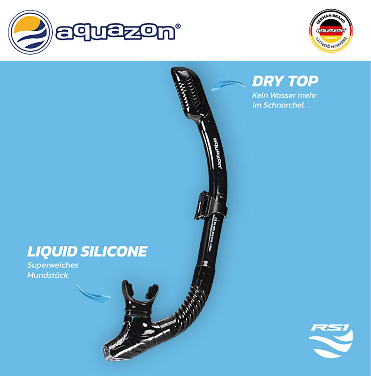 RS1 Schnorchelset für Erwachsene - Professionelle Qualität