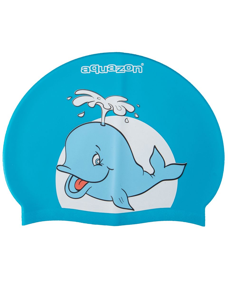 AQUAZON Premium Badekappe für Kinder, Jungen und Mädchen