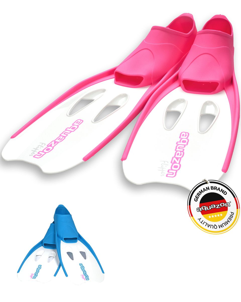 FLIPPER Robuste Schnorchel- Schwimmflossen für Kinder, Damen