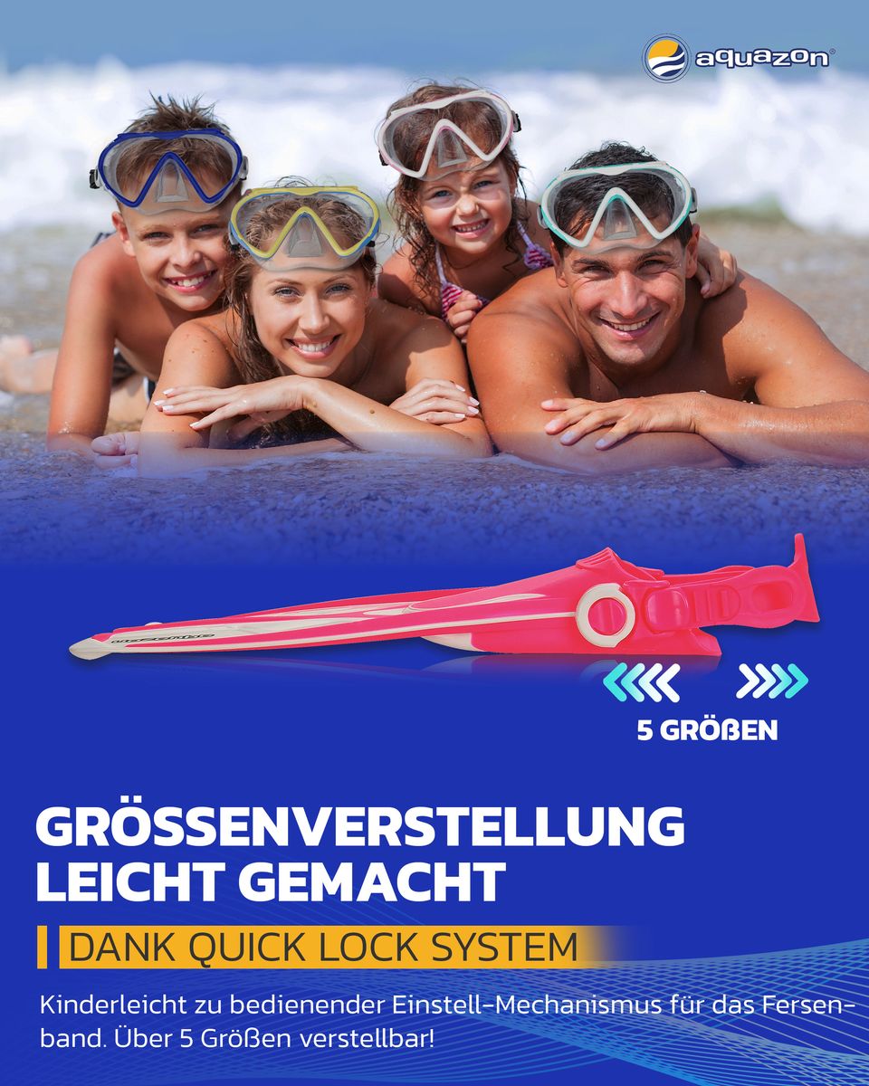 STYLE Schwimmflossen, Schnorchelflossen, Taucherflossen