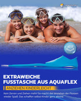 FLIPPER Robuste Schnorchel- Schwimmflossen für Kinder, Damen