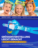 KIDS, Schnorchelbrille für Kinder 3-7 Jahre