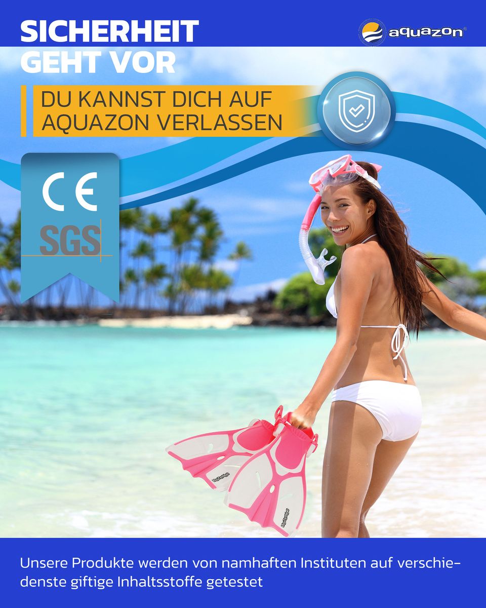 STYLE Schwimmflossen, Schnorchelflossen, Taucherflossen