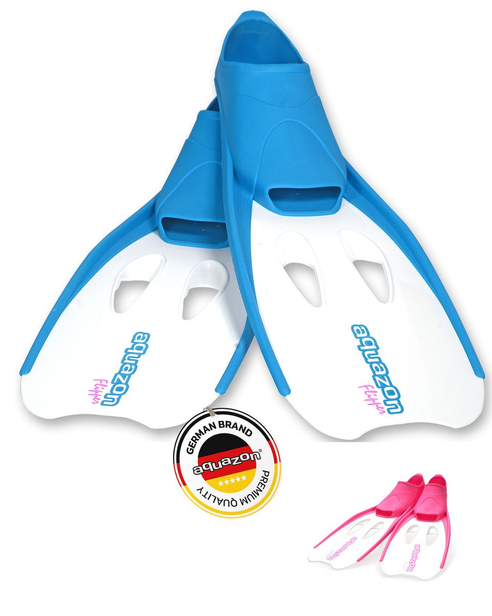 FLIPPER Robuste Schnorchel- Schwimmflossen für Kinder, Jungendliche und Damen